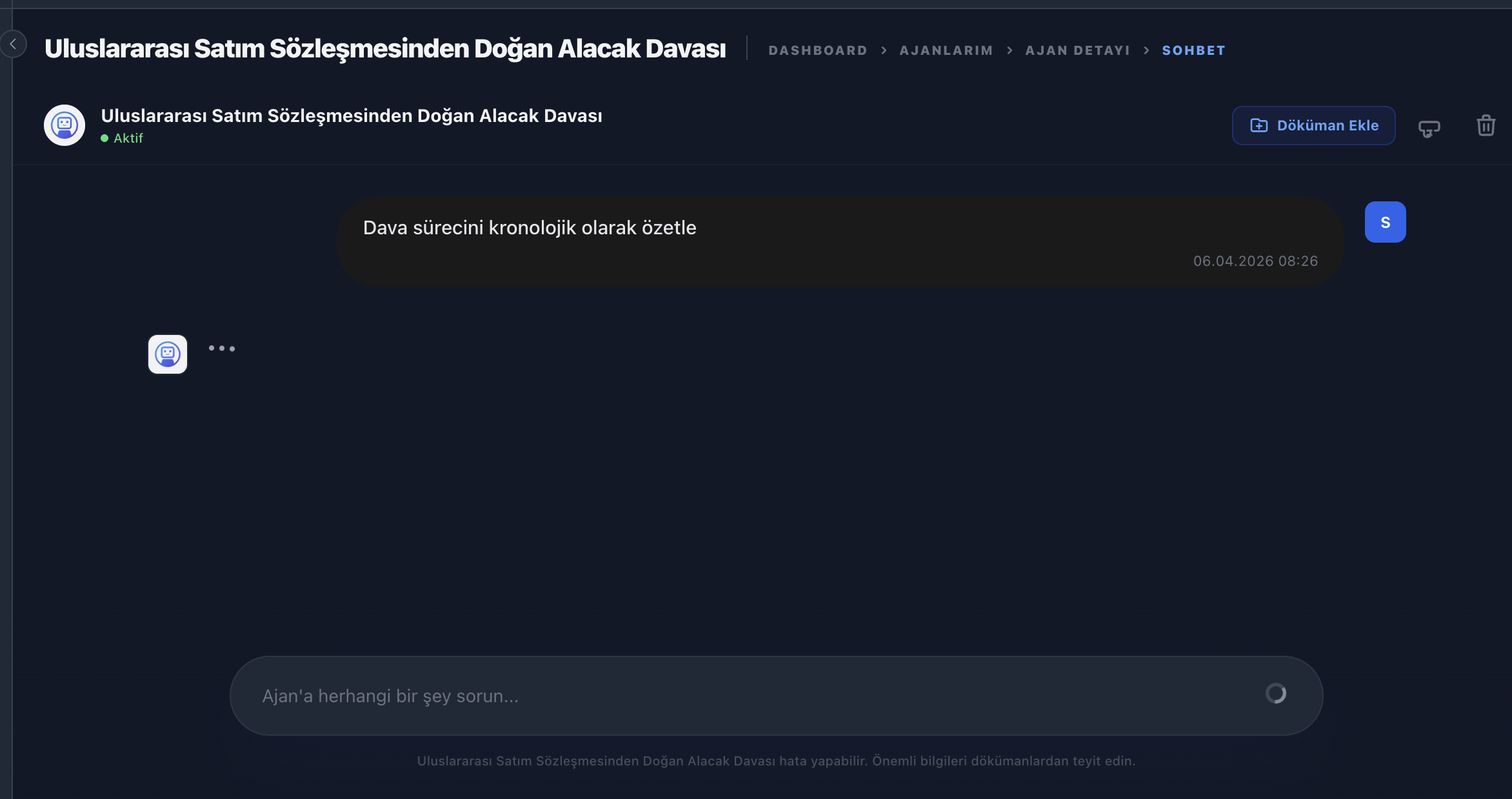 Dikera AI — güvenli doküman ve yükleme akışı
